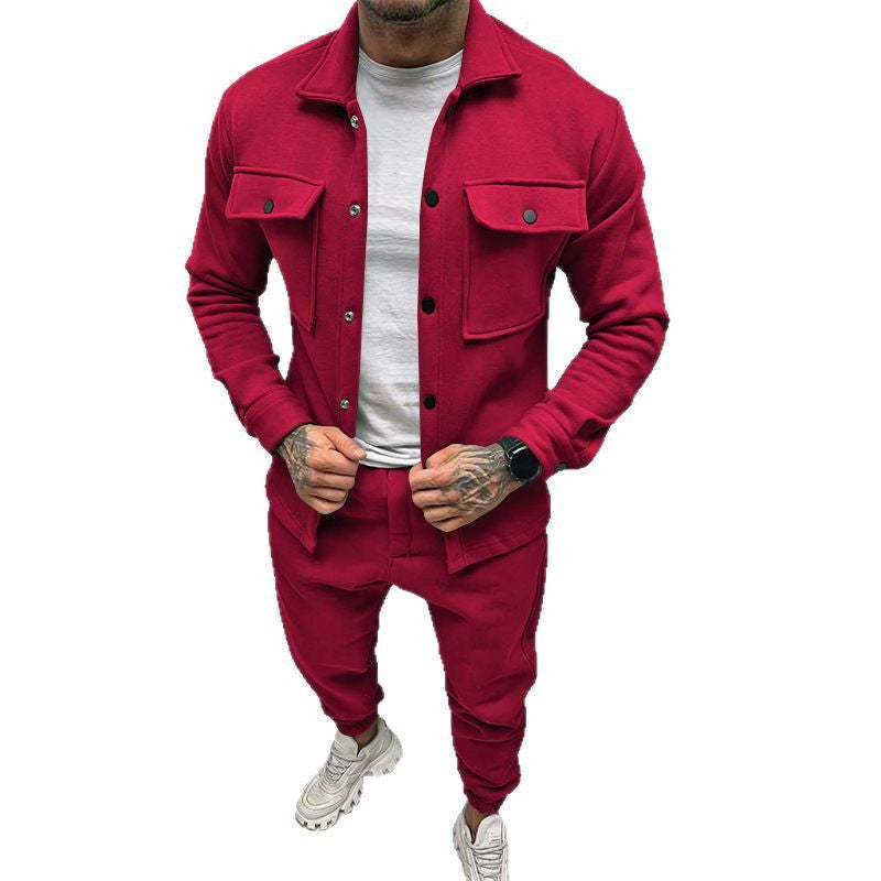 Herren Freizeitanzug Modern mit Taschen Casual - BerlinGlamour