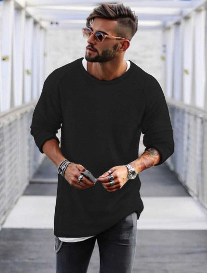 Herren Pullover Lässig Strickmuster Modern Berlin