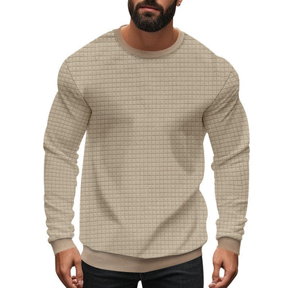 Herren Langpullover Strukturiert Modern Elegent - BerlinGlamour