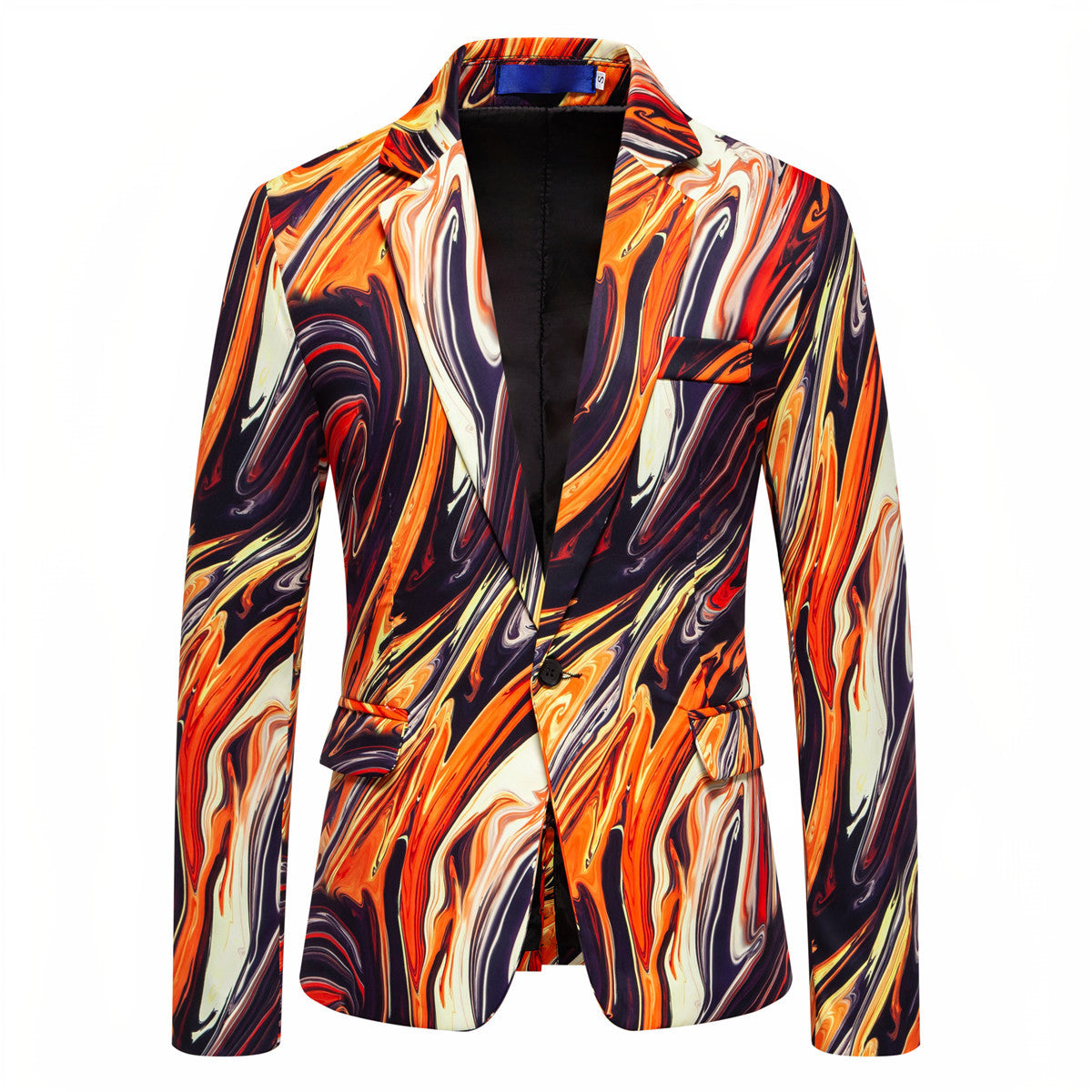Herren Blazer Marmormuster Elegant Berlin Style