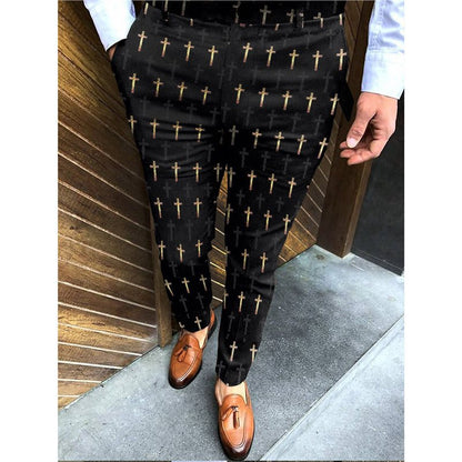 Herren Cargo-Hose Modern Praktisch Mit Muster