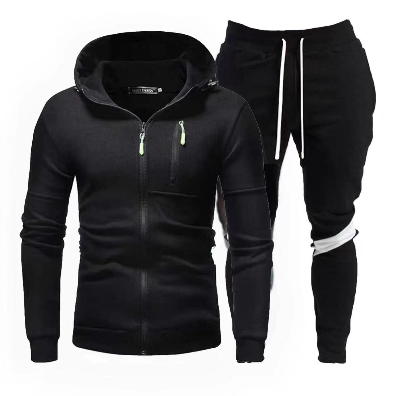 Herren Sportjacke Kapuzenjacke Jogginganzug Mit Reißverschluss