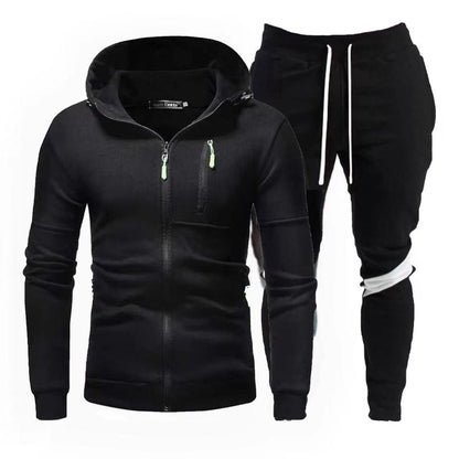 Herren Sportjacke Kapuzenjacke Jogginganzug Mit Reißverschluss