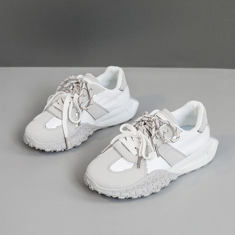 Damen Sneaker Sportlich Atmungsaktiv Komfortsohle