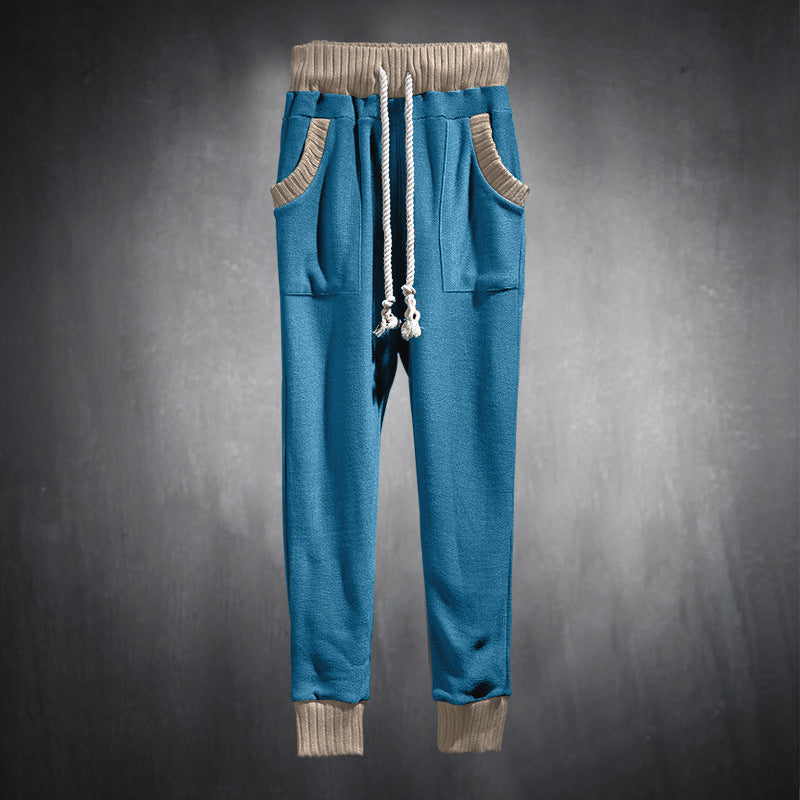 Bequeme Herren Jogginghose mit Taschen Elastisch