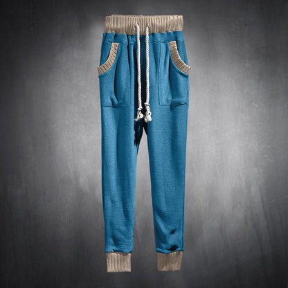 Bequeme Herren Jogginghose mit Taschen Elastisch