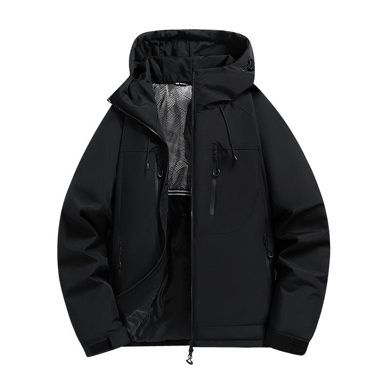 Herren Funktionsjacke Wasserdicht Winddicht Modern