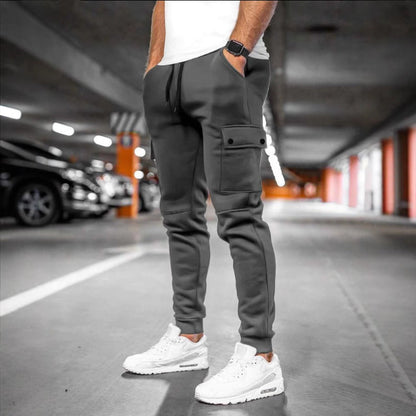 Herren Cargo-Jogginghose Funktionshose Mit Taschen Bequem