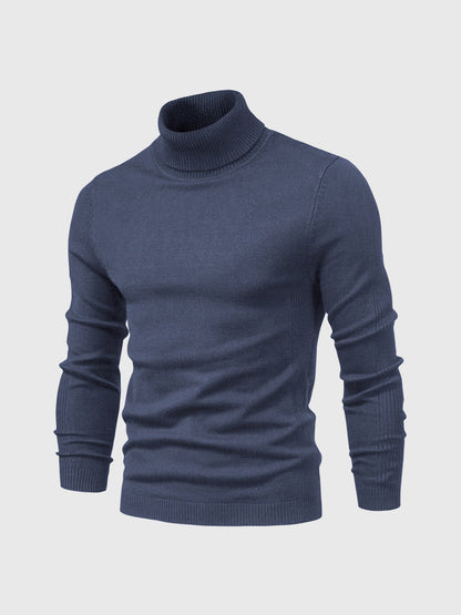 Herren Rollkragenpullover Waschbar Weich