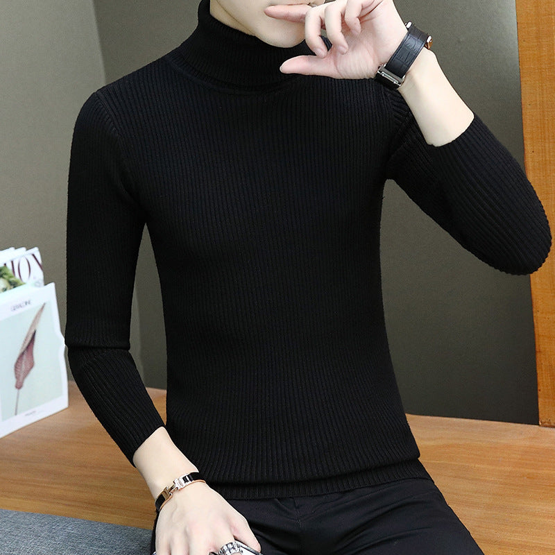 Herren Rollkragenpullover Feinstrick Hochwertig Elegant