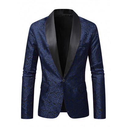 Herren Blazer Smoking Elegant Mit Muster