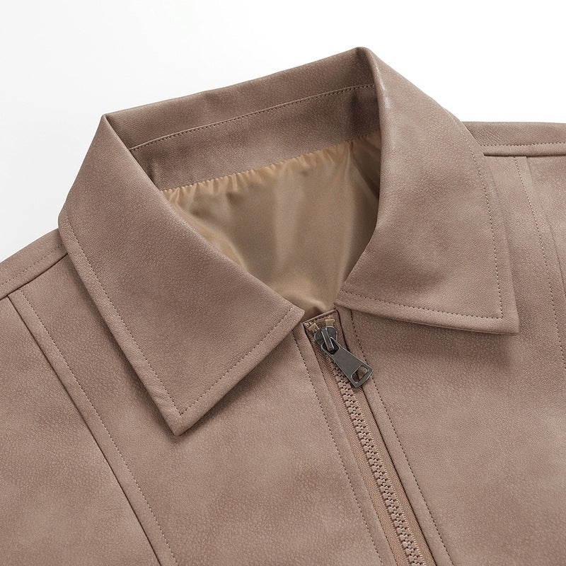 Herren Jacke Übergangsjacke Lässig VintageStyle Elastisch