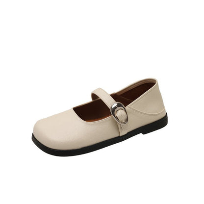 Damen Ballerinas Bequem Schnalle Modern