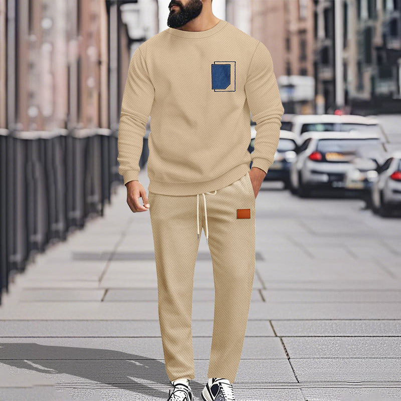 Herren Freizeitanzug Bequem Modern mit Taschen