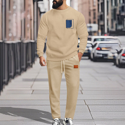 Herren Freizeitanzug Bequem Modern mit Taschen