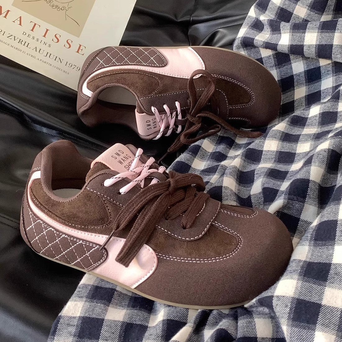 Damen Freizeitschuhe Bequem Rutschfest Schnürsenkel