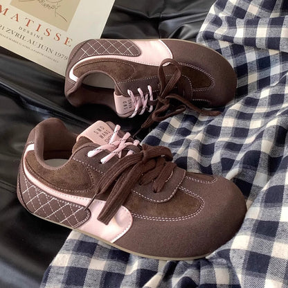 Damen Freizeitschuhe Bequem Rutschfest Schnürsenkel