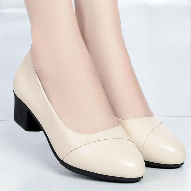 Damen Pumps mit Blockabsatz Komfortabel Heidi Stil