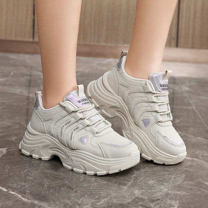 Damen Sneaker Sportlich Retro Komfortabel