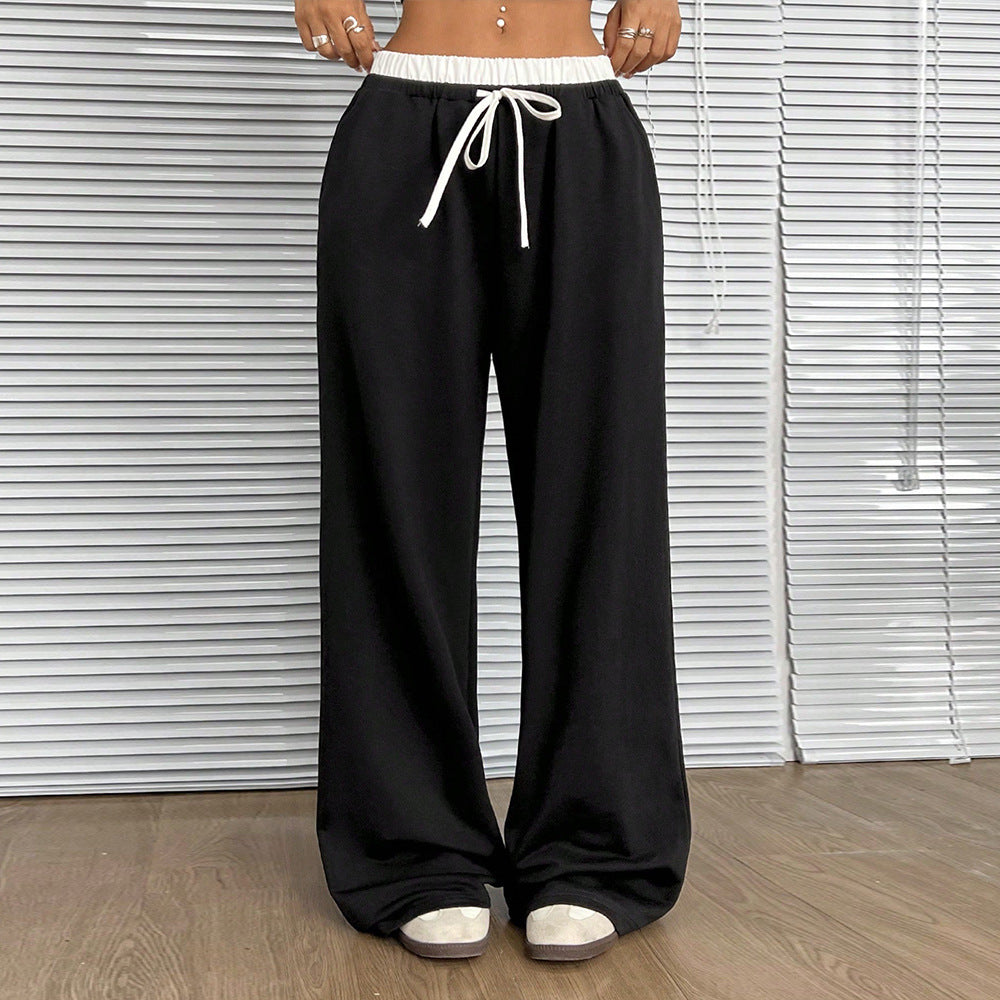Damen Sweathose Bequem Glitter