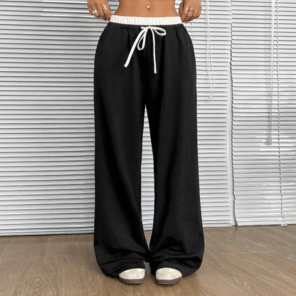 Damen Sweathose Bequem Glitter