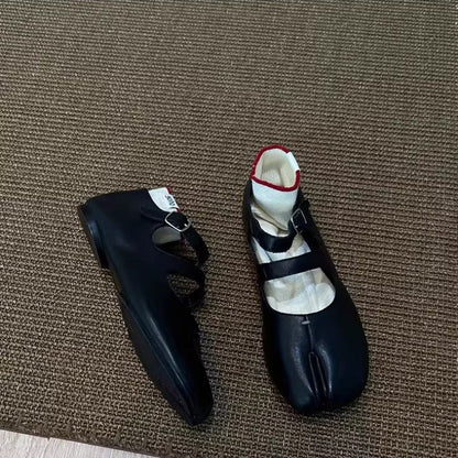 Damen Ballerinas Bequem Verstellbar Moderne Design - BerlinGlamour