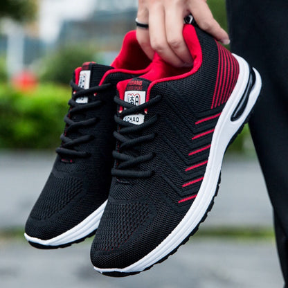 Damen Sneaker Sportlich Atmungsaktiv Luftpolster Schuhe