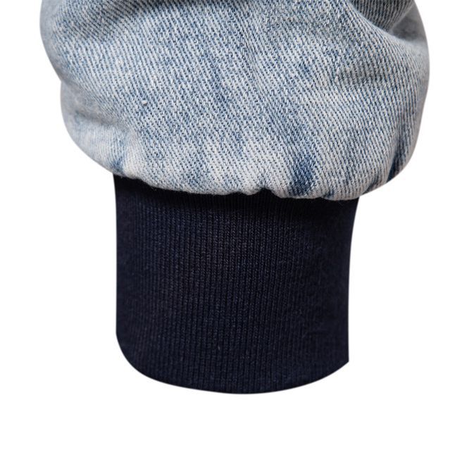 Herren Denimjacke Warm Fleece Taschen Jeansjacke