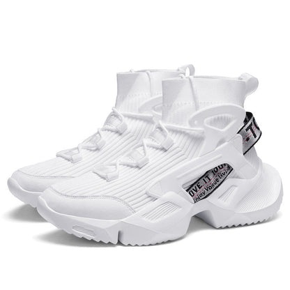 Damen Sneaker Sport High-Top Laufschuhe Rutschfest