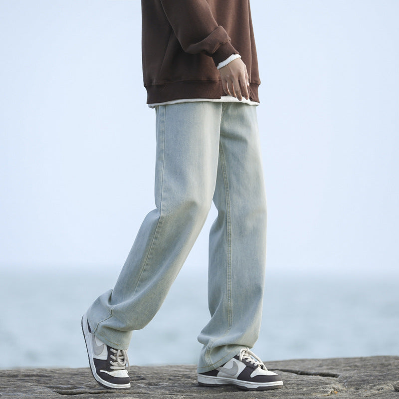 Herren Jeans Bequem Baggy Style Modern