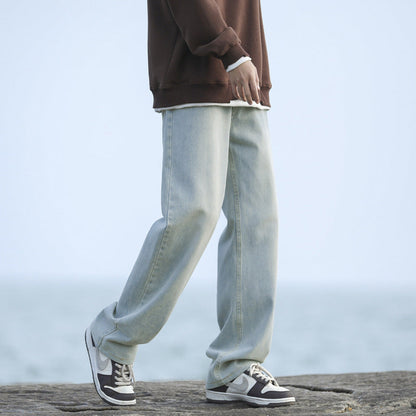 Herren Jeans Bequem Baggy Style Modern
