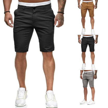Herren Shorts Chinohosen Bequem Elegant