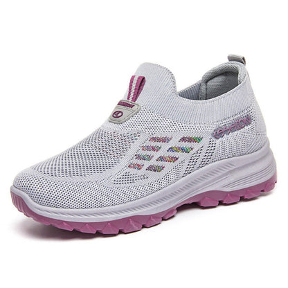 Damen Laufschuhe Bequem Slip-On Schnelllaufschuhe Rutschfest - BerlinGlamour
