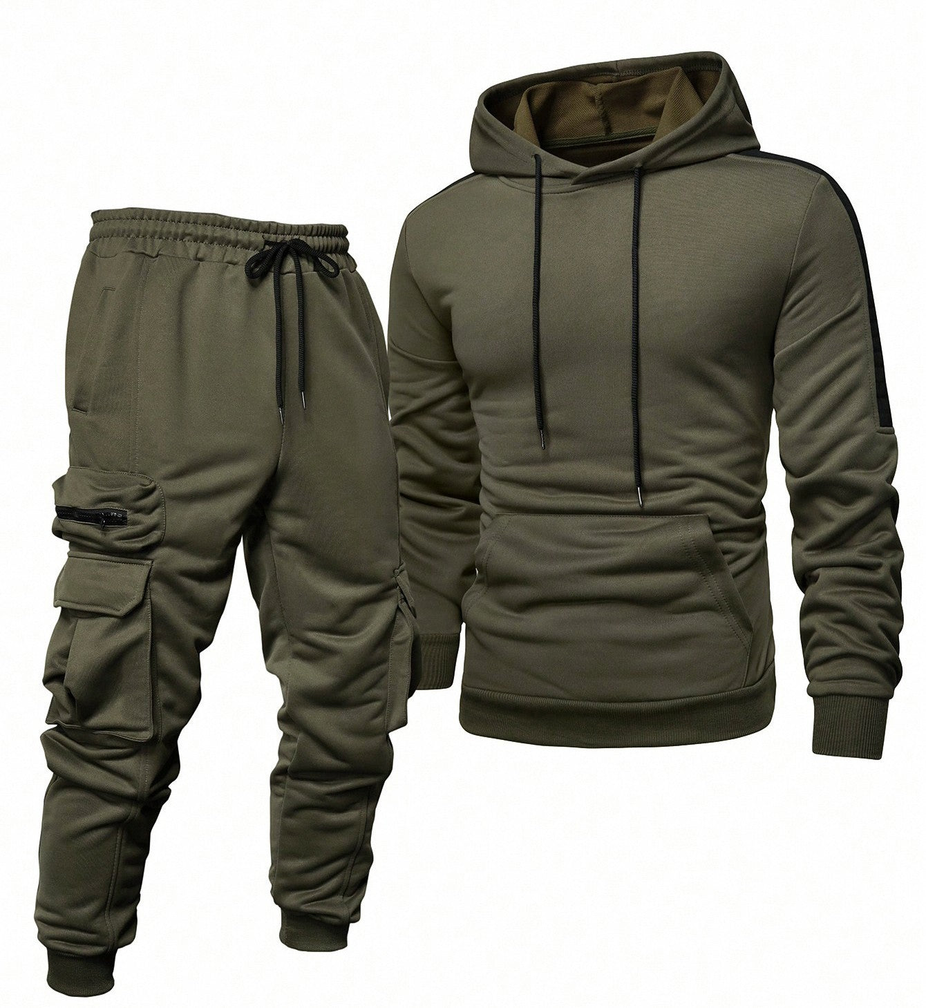 Herren Jogginganzug Komfortabel mit Taschen Sportlich