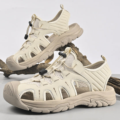Damen Sandalen Atmungsaktiv mit Schnürsystem Komfort Modell - BerlinGlamour
