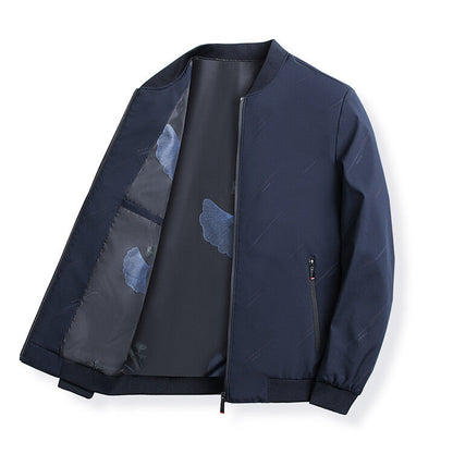 Herren Übergangsjacke Modern mit Stehkragen und Reißverschluss