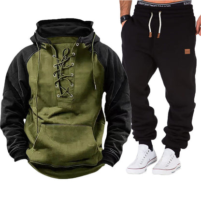 Herren Kapuzenpullover Lässig Mit Schnürverschluss Bequem
