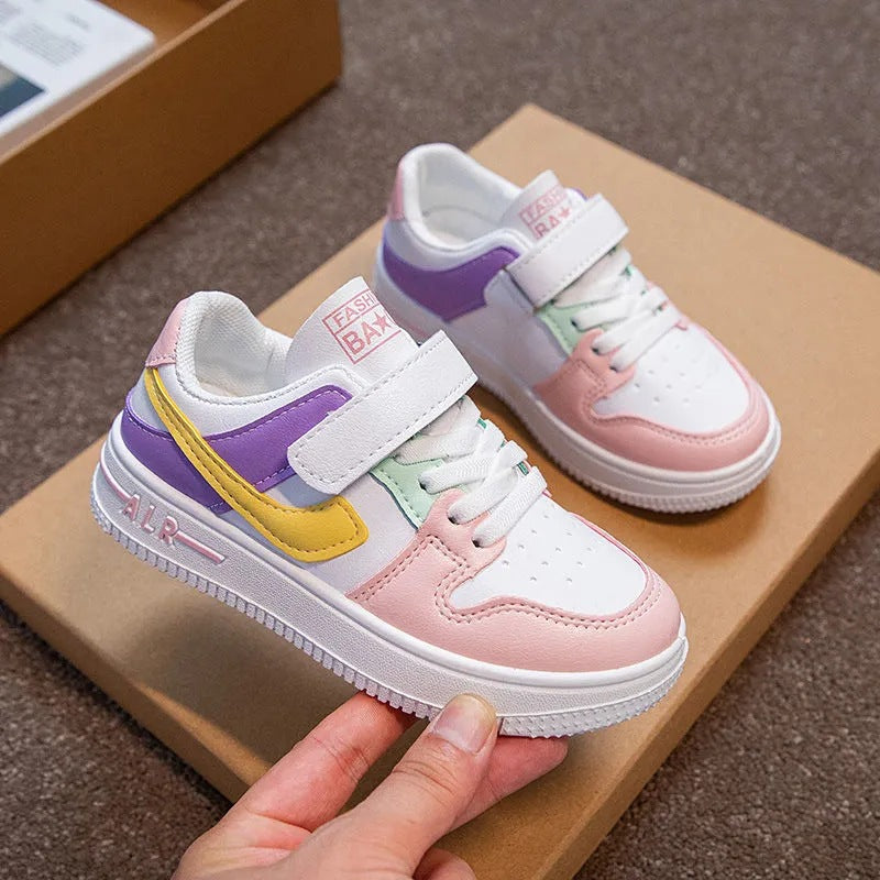 Damen Sneaker Freizeitschuhe Bunt Klettverschluss - BerlinGlamour