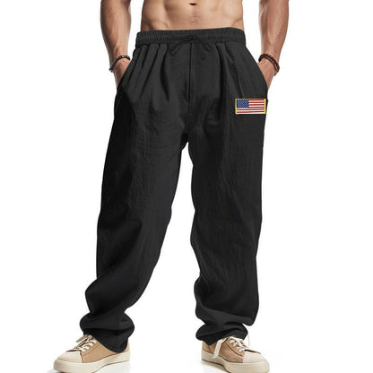 Bequeme Herren Fitnesshose Sportliche Lockere Hose