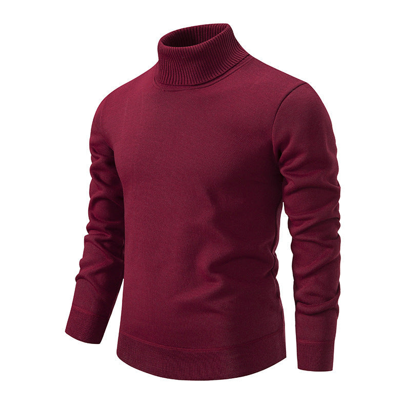 Herren Rollkragenpullover Weich Strickig Modern Berlin