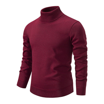 Herren Rollkragenpullover Weich Strickig Modern Berlin
