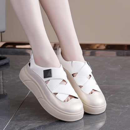 Damen Sneaker Sportschuhe Mit Kreuzband Design