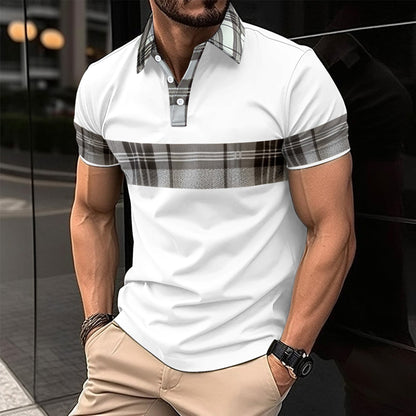 Herren Hemd Karo Kurzarm Modern Berlin Style