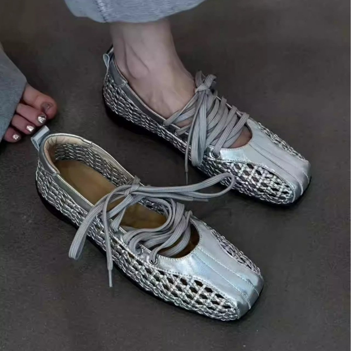 Damen Sneaker Atmungsaktiv Leicht Netzstoff - BerlinGlamour
