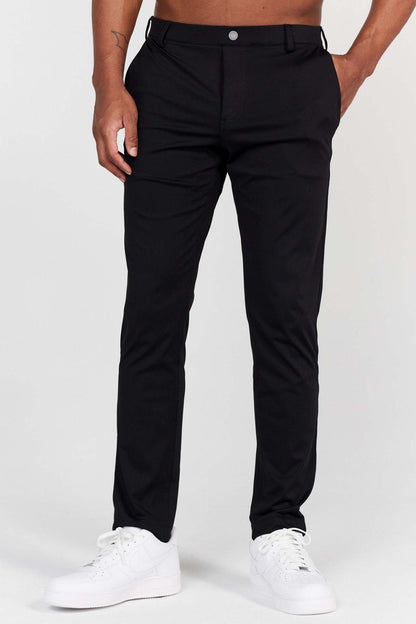 Herren Slim Fit Chino Hose Elastisch Elegant