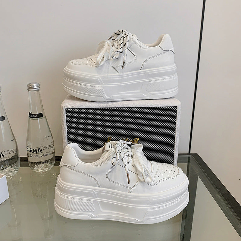 Damen Sneaker Hoch Plattform Atmungsaktiv Modern - BerlinGlamour