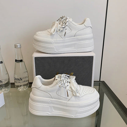 Damen Sneaker Hoch Plattform Atmungsaktiv Modern - BerlinGlamour