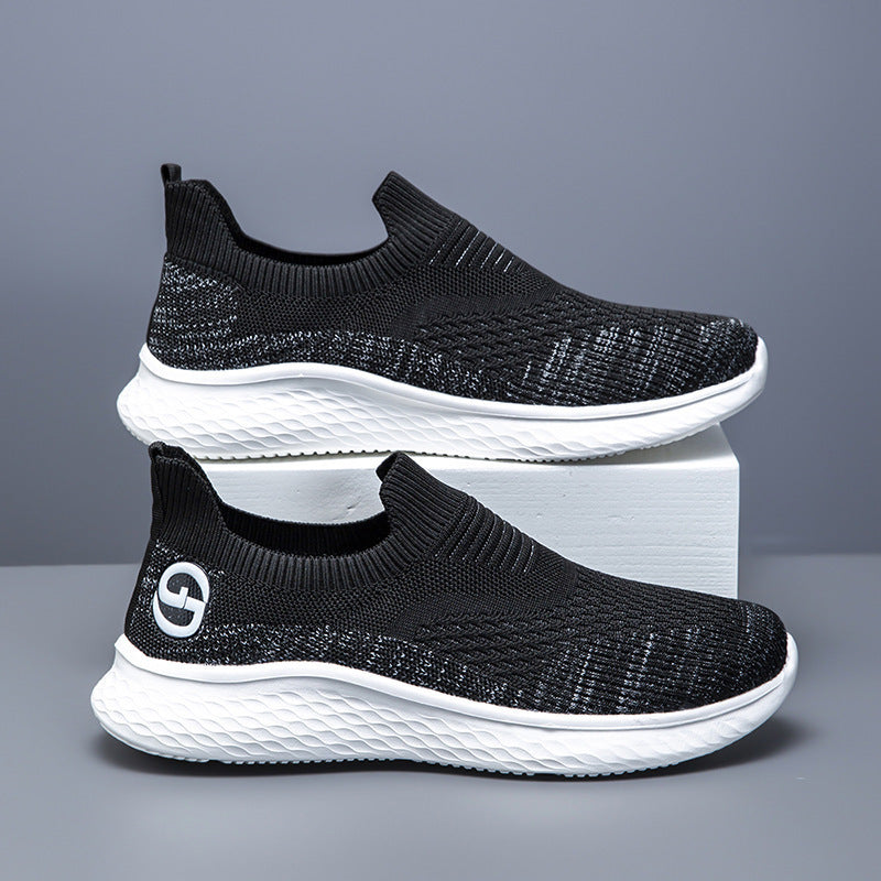 Damen Sneaker Bequem Atmungsaktiv Rutschfest Weiss - BerlinGlamour