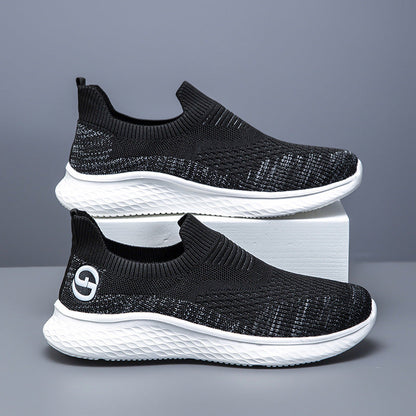 Damen Sneaker Bequem Atmungsaktiv Rutschfest Weiss - BerlinGlamour