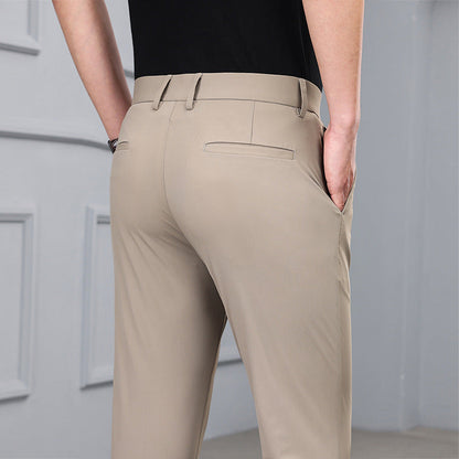 Herren Stretchhose Bequem Schnitt Mit Elastik